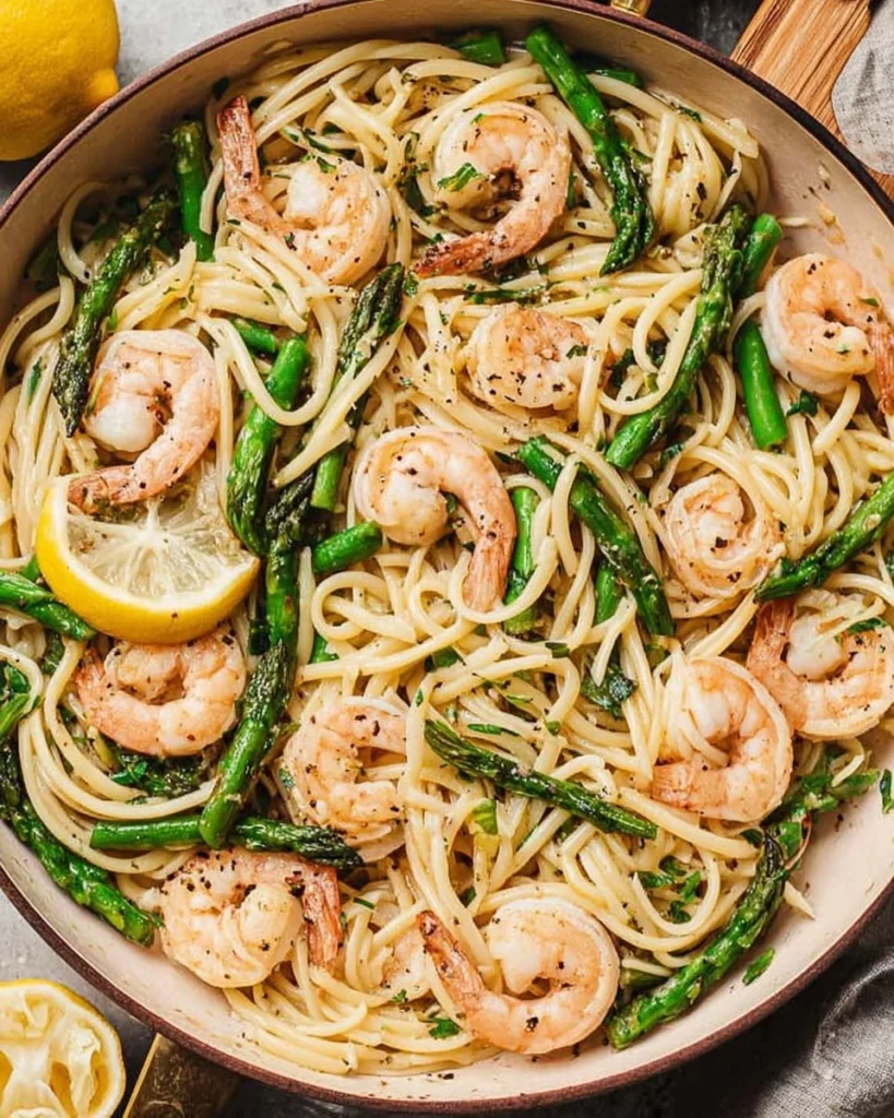 Shrimp-and-Asparagus-Pasta-Recipe