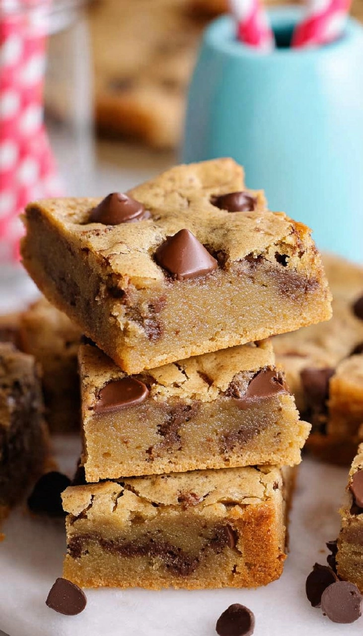 Thick &Amp; Chewy Chocolate Chip Cookie Bars 7 Thick &Amp; Chewy Chocolate Chip Cookie Bars